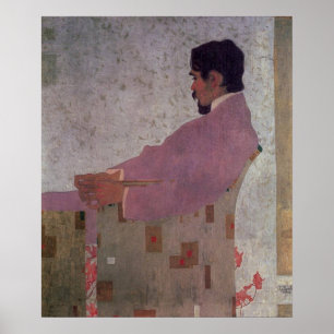 Poster Portrait d'Egon Schiele du peintre Anton Peschka