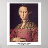 Poster Portrait D'Eleonora De Toledo Par Angelo Bronzino (Devant)