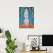 Poster Portrait d'Elisabeth Lederer, Gustav Klimt (Bureau à domicile)