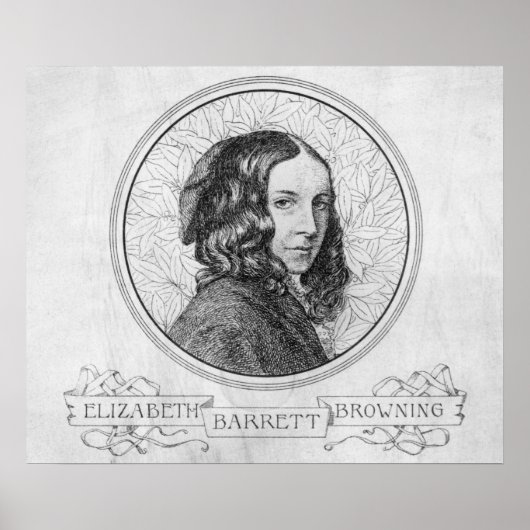Poster Portrait d'Elizabeth Barrett Browning (Devant)