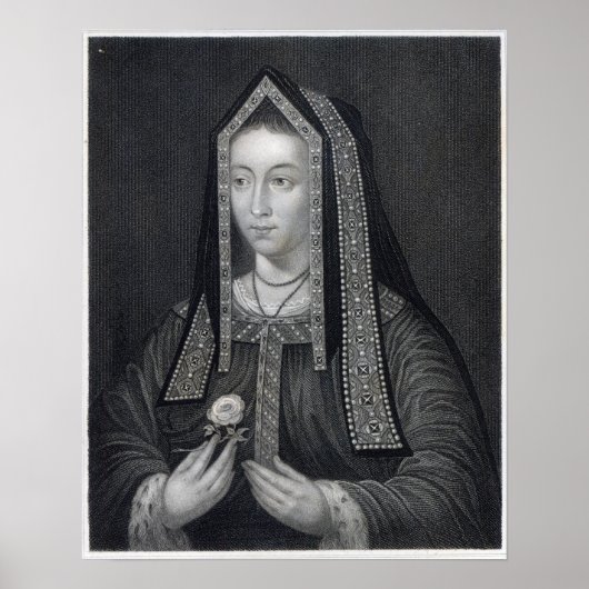 Poster Portrait d'Elizabeth d'York (Devant)