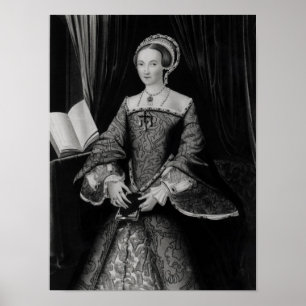 Poster Portrait d'Elizabeth I quand princesse c.1546