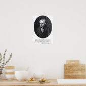 Poster Portrait d'Emmanuel Kant (Cuisine)