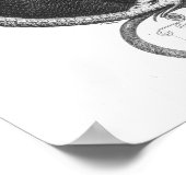 Poster Portrait d'Emmanuel Kant 2 (Coin)