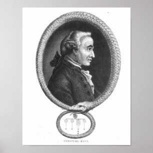 Poster Portrait d'Emmanuel Kant 2