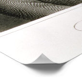 Poster Portrait d'Emmanuel Kant, philosophe allemand (Coin)