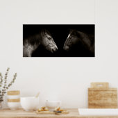Poster Portrait des chevaux (Cuisine)