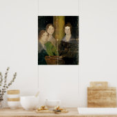 Poster Portrait des Soeurs Bronte, c.1834 (Cuisine)
