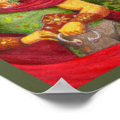 Poster Portrait détaillé du roi chêne celtique (Coin)