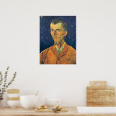 Poster Portrait d'Eugène Boch par Vincent van Gogh (Cuisine)