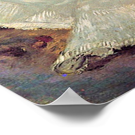 Poster Portrait d'Eva Gonzales (Coin)