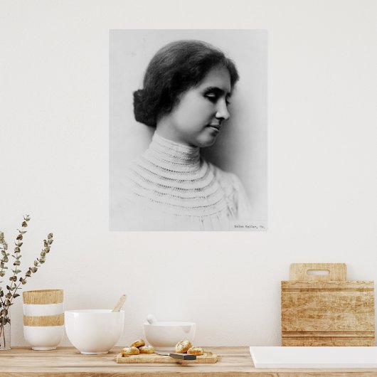 Poster Portrait d'Helen Keller (Cuisine)