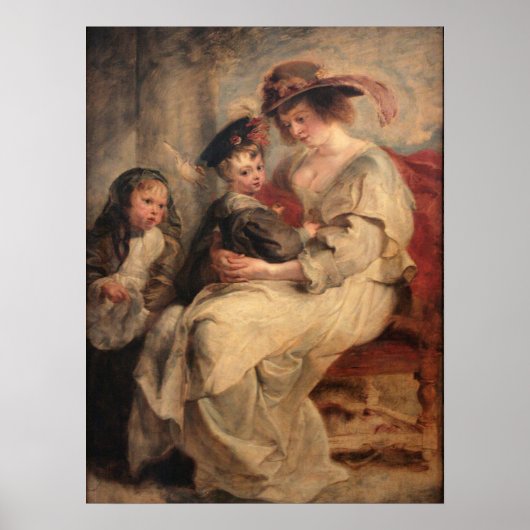 Poster Portrait d'Helena Fourment (Devant)
