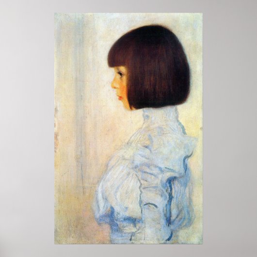 Poster Portrait d'Helene Klimt par Gustav Klimt (Devant)