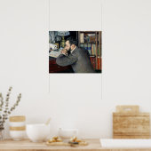 Poster Portrait d'Henri Cordier (Cuisine)