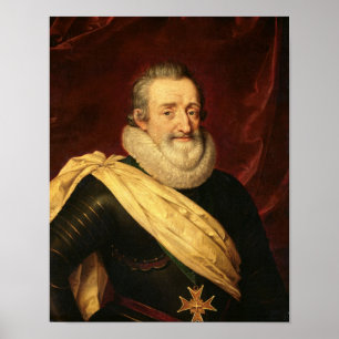 Poster Portrait d'Henri IV roi de France