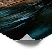 Poster Portrait d'Hippopotamus de soins à la mère (Coin)