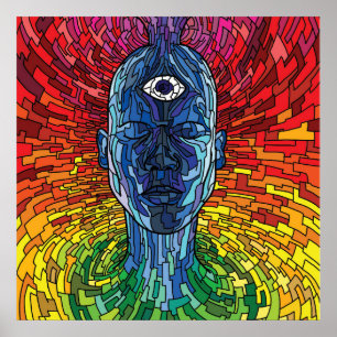 Poster Portrait d'individu