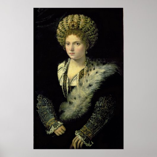 Poster Portrait d'Isabella d'Este (Devant)