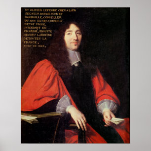 Poster Portrait d'Olivier Lefevre