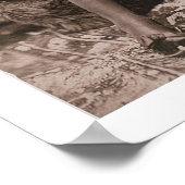 Poster Portrait d'Oscar Wilde (1854-1900), 1882 (b/w pho (Coin)