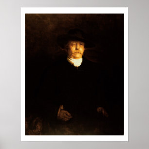 Poster Portrait d'Otto von Bismarck (1815-98) (huile sur
