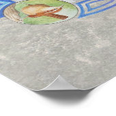 Poster Portrait double du roi de chêne et du roi Holly (Coin)