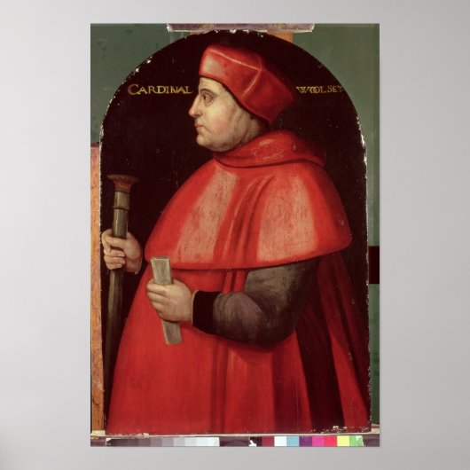 Poster Portrait du cardinal Thomas Wolsey (Devant)