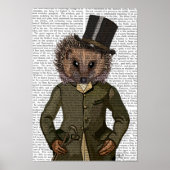 Poster Portrait du cavalier de Hérisson (Devant)