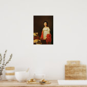 Poster Portrait du chanteur Anna Borunova, 1821 (Cuisine)