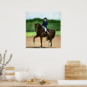 Poster Portrait du cheval de ressaut (Cuisine)