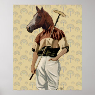 Poster Portrait du cheval Polo