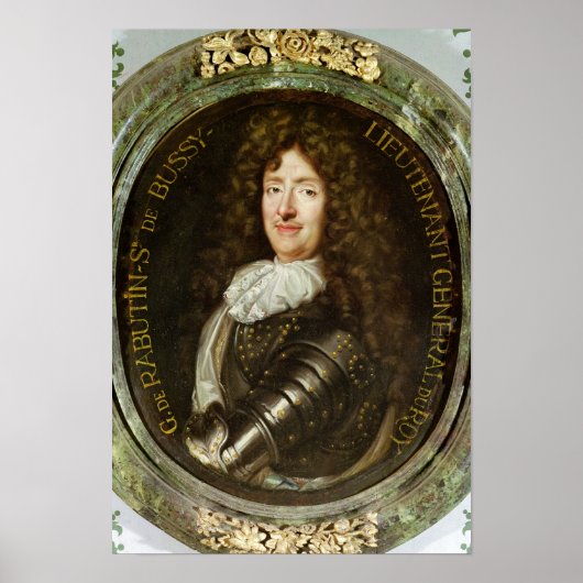 Poster Portrait du comte Roger Bussy de Rabutin (Devant)