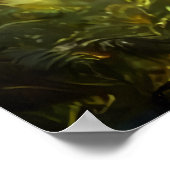 Poster Portrait du Dieu égyptien Anubis | Art AI (Coin)