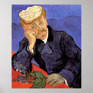 Poster Portrait du Docteur Gachet par Vincent van Gogh