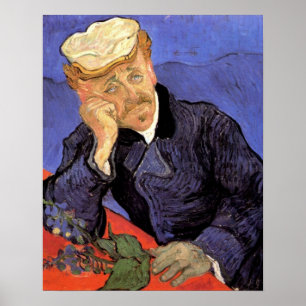 Poster Portrait du docteur Gachet par Vincent van Gogh