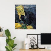 Poster Portrait du docteur Gachet, Vincent van Gogh (Bureau à domicile)