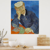 Poster Portrait du Dr Gachet par Vincent Van Gogh (Cuisine)