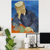 Poster Portrait du Dr Gachet par Vincent Van Gogh (Bureau à domicile)