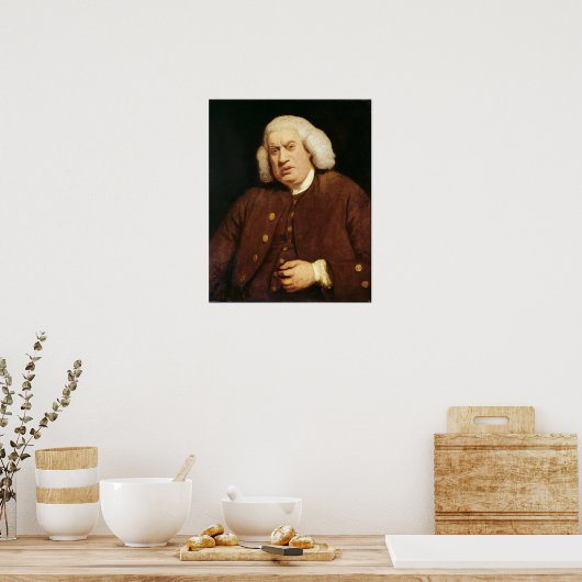 Poster Portrait du Dr Samuel Johnson (Cuisine)