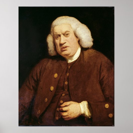 Poster Portrait du Dr Samuel Johnson (Devant)
