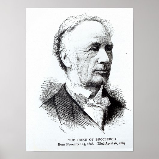 Poster Portrait du duc de Buccleuch (Devant)