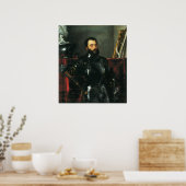 Poster Portrait du duc d'Urbino par Titien (Cuisine)