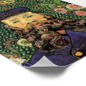 Poster Portrait du facteur Joseph Roulin par Van Gogh (Coin)