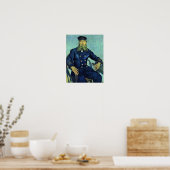 Poster Portrait du facteur par Vincent Willem van Gogh (Cuisine)