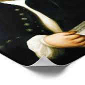 Poster Portrait du grand compositeur Bach (Coin)