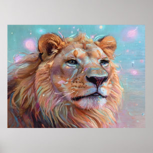 Poster Portrait du lion