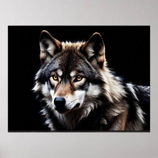 Poster Portrait du loup (Devant)
