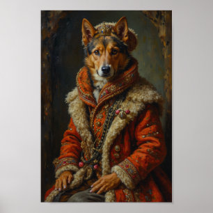 Poster Portrait du Lundehund Norvégien Royal