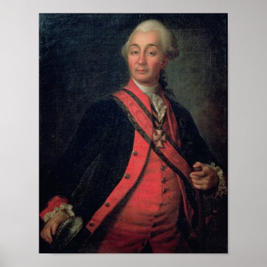 Poster Portrait du maréchal général Generalissimo (Devant)